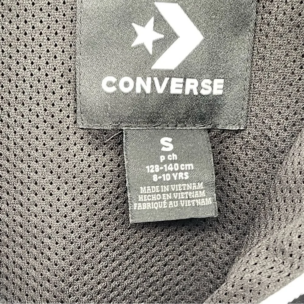 Converse Kid’s Colorblock Quarter Zip Pullover Windbreaker Jacket Small 8-10